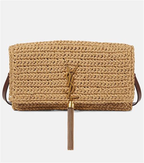 ysl straw clutch|ysl clutch purse at nordstrom.